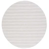 Safavieh Hampton Ivory / Grey HTN231 6 ft. 5 in. X 6 ft. 5 in. Round Rug