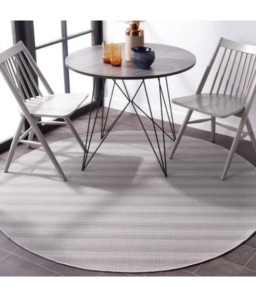 Safavieh Hampton Grey HTN231 6 ft. 5 in. X 6 ft. 5 in. Round Rug