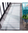 Safavieh Hampton Aqua Ivory / Multi HTN231 2 ft. X 9 ft. Runner Rug