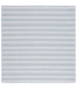 Safavieh Hampton Aqua Ivory / Multi HTN231 6 ft. 5 in. X 6 ft. 5 in. Square Rug