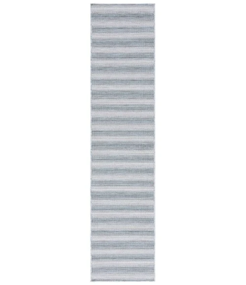 Safavieh Hampton Aqua / Ivory HTN231 2 ft. X 9 ft. Runner Rug