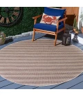 Safavieh Hampton Brown / Multi HTN231 6 ft. 5 in. X 6 ft. 5 in. Round Rug