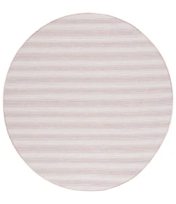Safavieh Hampton Pink Ivory / Multi HTN231 6 ft. 5 in. X 6 ft. 5 in. Round Rug
