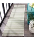 Safavieh Hampton Olive Green / Ivory HTN231 2 ft. X 9 ft. Runner Rug