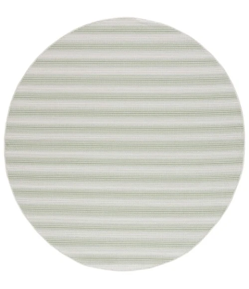 Safavieh Hampton Olive Green / Ivory HTN231 6 ft. 5 in. X 6 ft. 5 in. Round Rug
