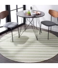 Safavieh Hampton Olive Green / Ivory HTN231 6 ft. 5 in. X 6 ft. 5 in. Round Rug