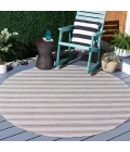 Safavieh Hampton Black / Ivory HTN231 6 ft. 5 in. X 6 ft. 5 in. Round Rug