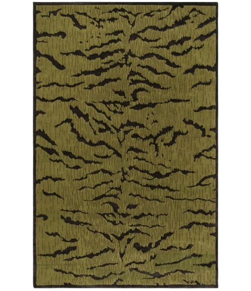 Safavieh Jamie Drake Jade / Coffee JDK351 4 ft. X 6 ft. Rectangle Rug