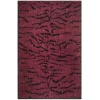 Safavieh Jamie Drake Raspberry / Coffee JDK351 4 ft. X 6 ft. Rectangle Rug