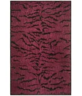 Safavieh Jamie Drake Raspberry / Coffee JDK351 4 ft. X 6 ft. Rectangle Rug