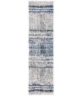 Safavieh Jericho Shag Navy / Ivory JER100 2 ft. 2 in. X 6 ft. Runner Rug