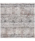 Safavieh Jericho Shag Black / Rust JER100 6 ft. 7 in. X 6 ft. 7 in. Square Rug