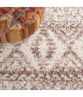 Safavieh Jericho Shag Taupe / Ivory JER106 6 ft. 7 in. X 6 ft. 7 in. Round Rug