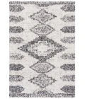 Safavieh Jericho Shag Ivory / Black JER108 5 ft. 3 in. X 7 ft. 6 in. Rectangle Rug