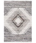 Safavieh Jericho Shag Black / Rust JER110 5 ft. 3 in. X 7 ft. 6 in. Rectangle Rug