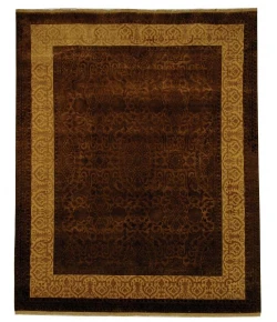 Safavieh Jewel Of India Chocolate / Light Gold JWL600 9 ft. X 12 ft. Rectangle Rug