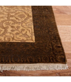 Safavieh Jewel Of India Chocolate / Light Gold JWL600 9 ft. X 12 ft. Rectangle Rug