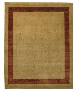 Safavieh Jewel Of India Ivory / Cinnamon JWL607 6 ft. X 9 ft. Rectangle Rug