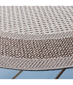 Safavieh Lakeside  Beige / Brown LAK228 6 ft. 7 in. X 6 ft. 7 in. Round Rug