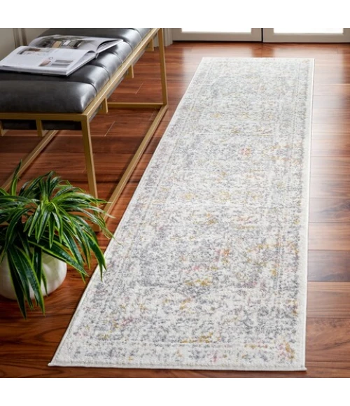 Safavieh Layla Ivory Grey / Pink LAY103 2 ft. 2 in. X 9 ft. Runner Rug