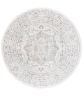 Safavieh Layla Ivory Grey / Pink LAY103 6 ft. 7 in. X 6 ft. 7 in. Round Rug