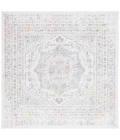 Safavieh Layla Ivory Grey / Pink LAY103 6 ft. 7 in. X 6 ft. 7 in. Square Rug