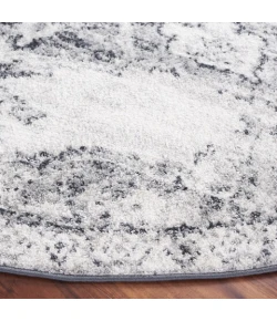 Safavieh Layla Ivory Grey / Charcoal LAY104 6 ft. 7 in. X 6 ft. 7 in. Round Rug