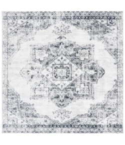 Safavieh Layla Ivory Grey / Charcoal LAY104 6 ft. 7 in. X 6 ft. 7 in. Square Rug