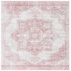 Safavieh Layla Ivory Grey / Pink LAY104 6 ft. 7 in. X 6 ft. 7 in. Square Rug