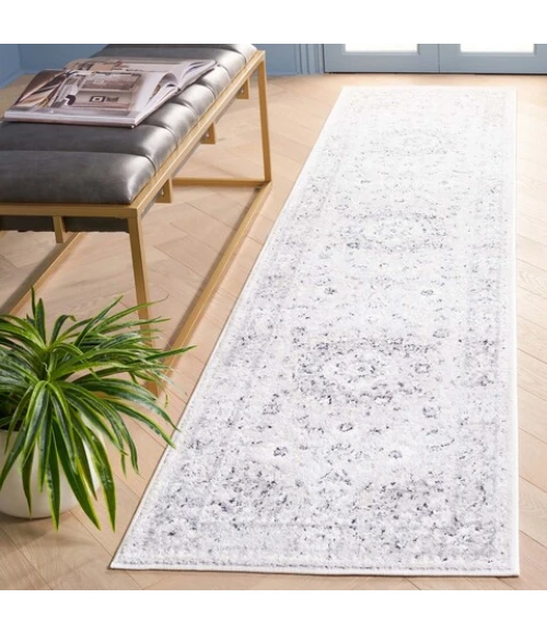 Safavieh Layla Ivory / Grey LAY106 2 ft. 2 in. X 9 ft. Runner Rug