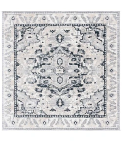 Safavieh Layla Ivory Grey / Charcoal LAY107 6 ft. 7 in. X 6 ft. 7 in. Square Rug