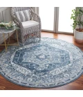 Safavieh Layla Ivory Grey / Blue LAY108 6 ft. 7 in. X 6 ft. 7 in. Round Rug