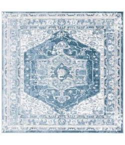Safavieh Layla Ivory Grey / Blue LAY108 6 ft. 7 in. X 6 ft. 7 in. Square Rug