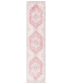 Safavieh Layla Ivory Grey / Pink LAY108 2 ft. 2 in. X 9 ft. Runner Rug