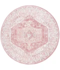 Safavieh Layla Ivory Grey / Pink LAY108 6 ft. 7 in. X 6 ft. 7 in. Round Rug
