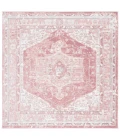 Safavieh Layla Ivory Grey / Pink LAY108 6 ft. 7 in. X 6 ft. 7 in. Square Rug