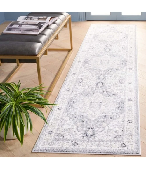 Safavieh Layla Ivory Grey / Charcoal LAY109 2 ft. 2 in. X 9 ft. Runner Rug