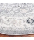 Safavieh Layla Ivory Grey / Charcoal LAY109 6 ft. 7 in. X 6 ft. 7 in. Round Rug