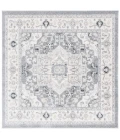 Safavieh Layla Ivory Grey / Charcoal LAY109 6 ft. 7 in. X 6 ft. 7 in. Square Rug