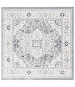 Safavieh Layla Ivory Grey / Charcoal LAY109 6 ft. 7 in. X 6 ft. 7 in. Square Rug