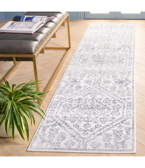 Safavieh Layla Ivory Grey / Charcoal LAY110 2 ft. 2 in. X 9 ft. Runner Rug