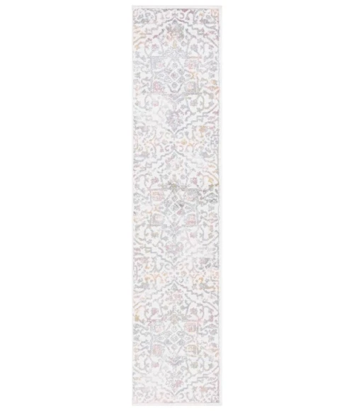 Safavieh Layla Ivory Grey / Pink LAY113 2 ft. 2 in. X 9 ft. Runner Rug