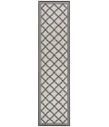 Safavieh Linden  Light Grey / Charcoal LND121 2 ft. 2 in. X 8 ft. Runner Rug