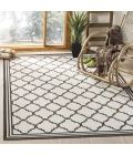Safavieh Linden  Light Grey / Charcoal LND121 8 ft. X 10 ft. Rectangle Rug