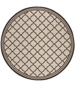 Safavieh Linden  Natural / Brown LND121 6 ft. 7 in. X 6 ft. 7 in. Round Rug