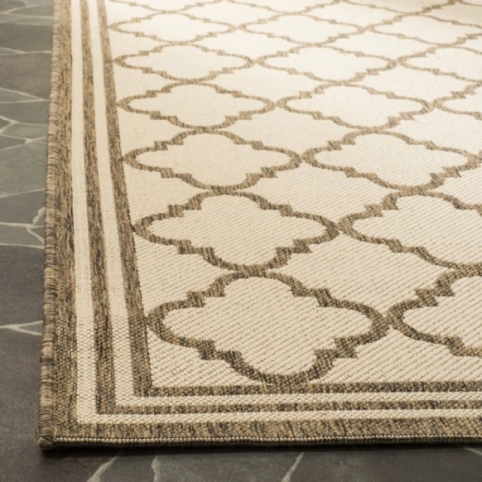 Safavieh Linden  Cream / Beige LND121 9 ft. X 12 ft. Rectangle Rug