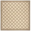 Safavieh Linden  Cream / Beige LND121 6 ft. 7 in. X 6 ft. 7 in. Square Rug