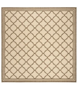 Safavieh Linden  Cream / Beige LND121 6 ft. 7 in. X 6 ft. 7 in. Square Rug