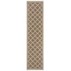 Safavieh Linden  Beige / Cream LND121 2 ft. 2 in. X 8 ft. Runner Rug