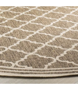 Safavieh Linden  Beige / Cream LND121 6 ft. 7 in. X 6 ft. 7 in. Round Rug